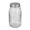 Hello Honey Coffee Embossed Glass Jar with Metal Lid